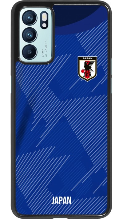 Coque Oppo Reno6 5G - Maillot de football Japon 2022 personnalisable