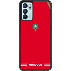 Coque OPPO Reno6 5G - Maillot de football Maroc 2026 personnalisable