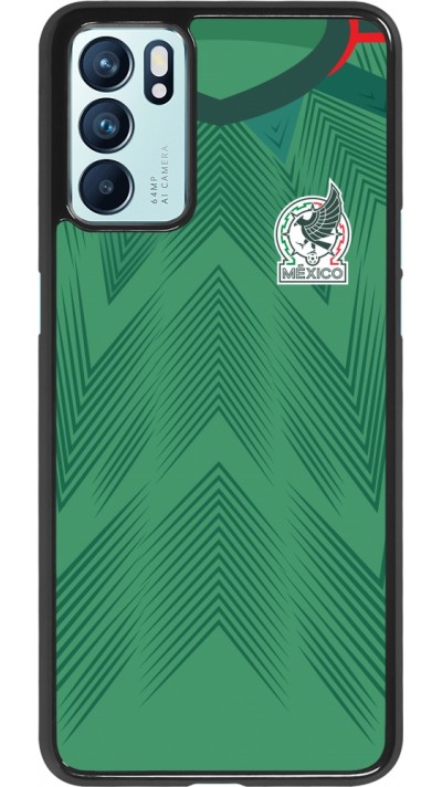 Coque Oppo Reno6 5G - Maillot de football Mexique 2022 personnalisable