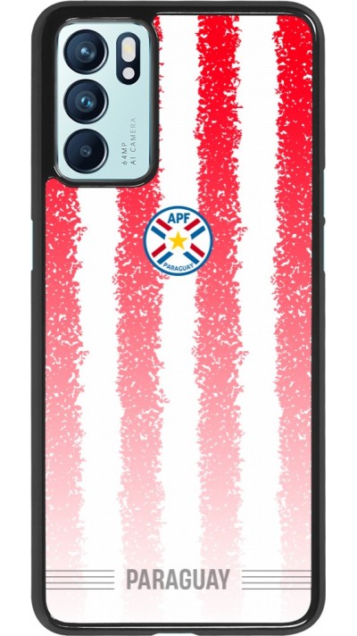 Coque OPPO Reno6 5G - Maillot de football Paraguay 2026 personnalisable