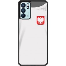 Oppo Reno6 5G Case Hülle - Polen 2022 personalisierbares Fussballtrikot