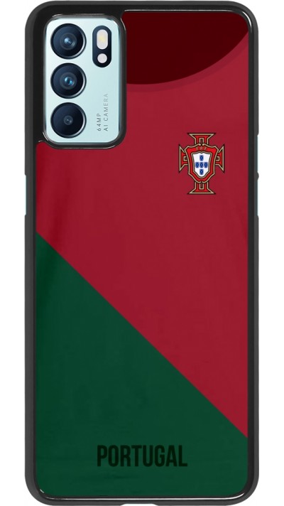 Coque Oppo Reno6 5G - Maillot de football Portugal 2022