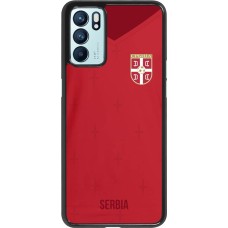 Oppo Reno6 5G Case Hülle - Serbien 2022 personalisierbares Fussballtrikot