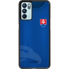 OPPO Reno6 5G Case Hülle - Fussballtrikot Slowakei
