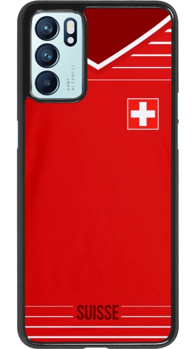 Coque Oppo Reno6 5G - Football shirt Switzerland 2022