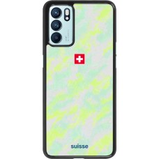 Coque OPPO Reno6 5G - Maillot de football Suisse Away 2026 personnalisable