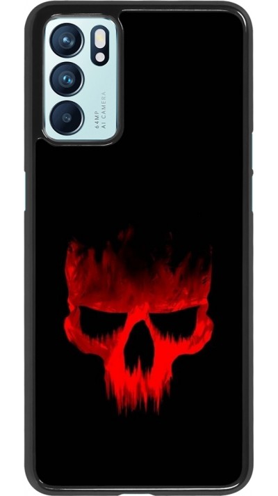 OPPO Reno6 5G Case Hülle - Halloween 2023 scary skull