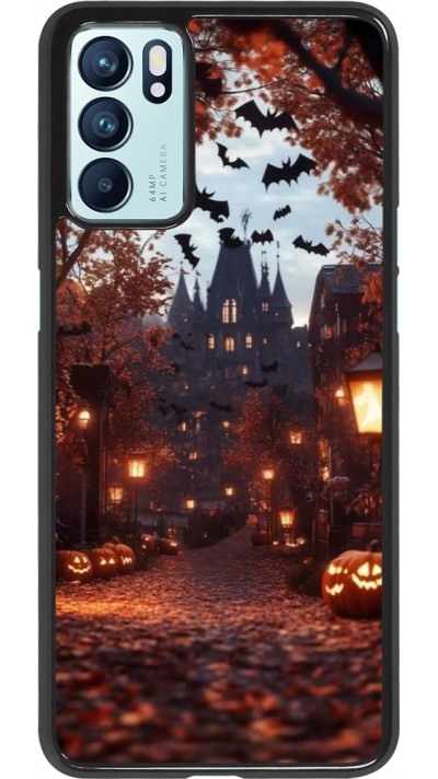 OPPO Reno6 5G Case Hülle - Halloween 2025 Haunted house
