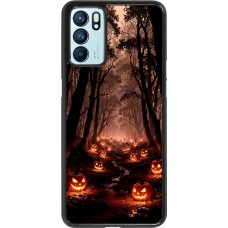 OPPO Reno6 5G Case Hülle - Halloween 2025 Road of Terrifying Pumpkins