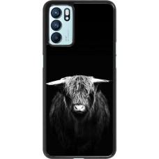 Oppo Reno6 5G Case Hülle - Highland calf black