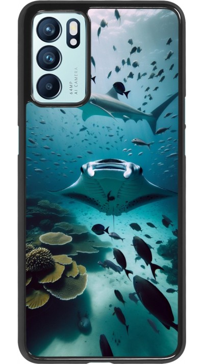 Coque OPPO Reno6 5G - Manta Lagon Nettoyage