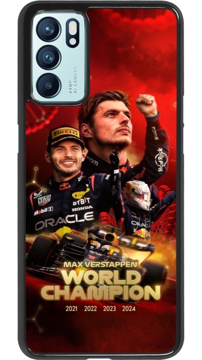 Coque OPPO Reno6 5G - Max Verstappen Champion 2023