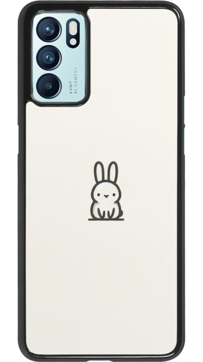 Coque OPPO Reno6 5G - Minimal bunny cutie