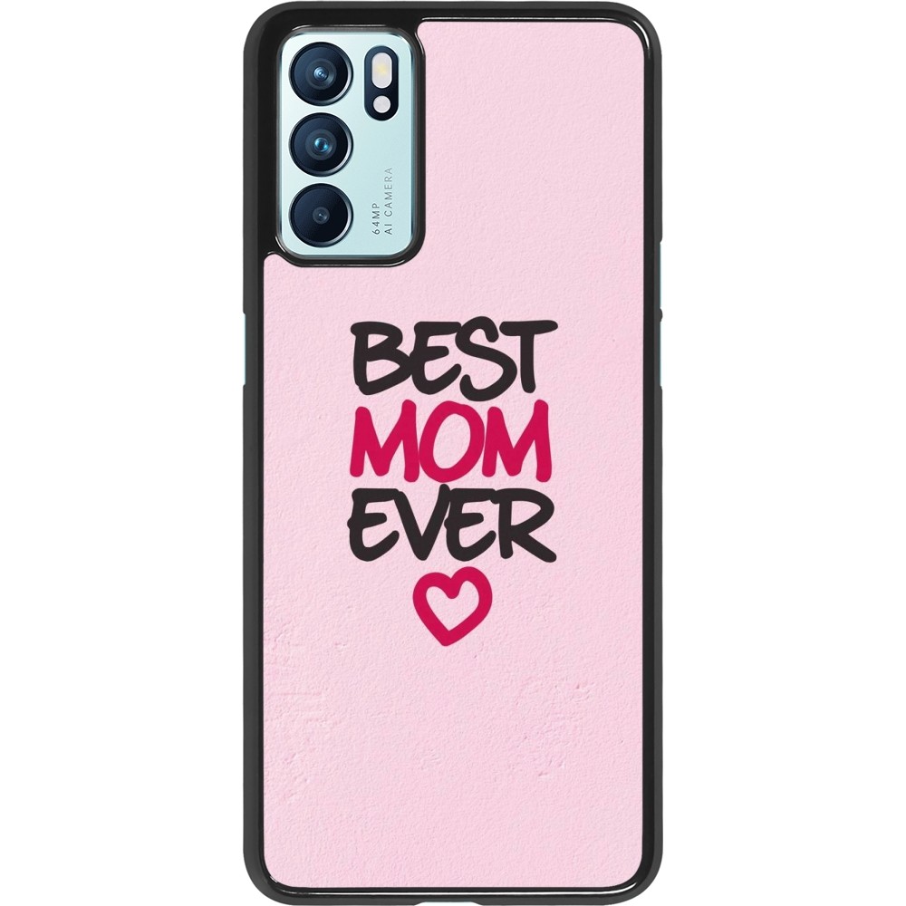 OPPO Reno6 5G Case Hülle - Mom 2023 best Mom ever pink