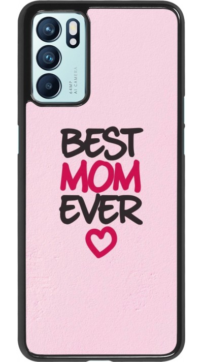 Coque OPPO Reno6 5G - Mom 2023 best Mom ever pink