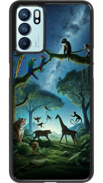 Coque OPPO Reno6 5G - Paradis des animaux exotiques