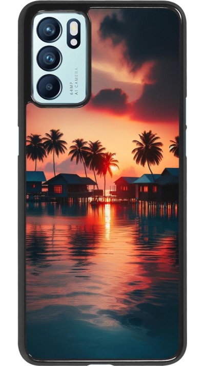 OPPO Reno6 5G Case Hülle - Paradies Malediven