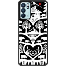 OPPO Reno6 5G Case Hülle - Poya Schweiz 2 schwarz