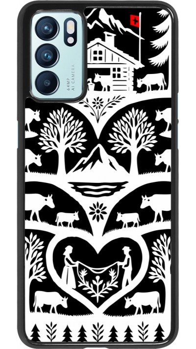 OPPO Reno6 5G Case Hülle - Poya Schweiz 2 schwarz