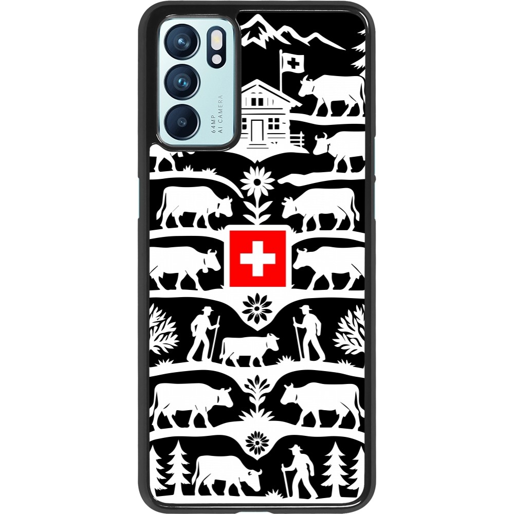 OPPO Reno6 5G Case Hülle - Poya Schweiz 3 schwarz