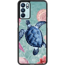 OPPO Reno6 5G Case Hülle - Preppy Turtle