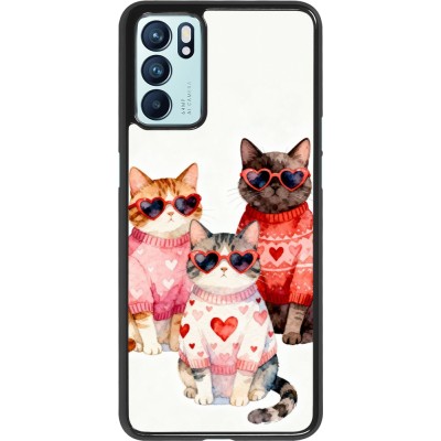 Coque OPPO Reno6 5G - Saint Valentines Day 26 Cat Love