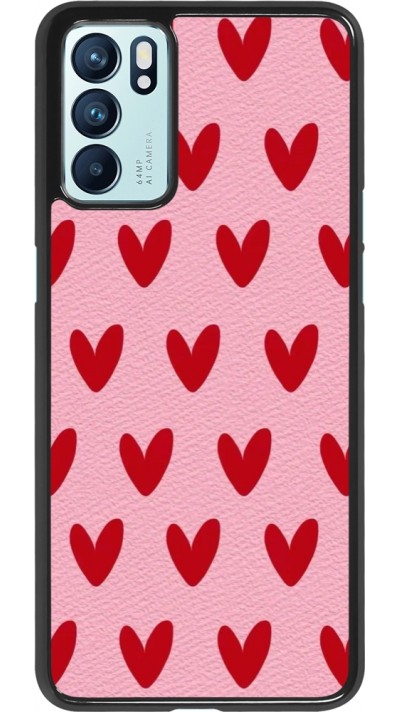 OPPO Reno6 5G Case Hülle - Saint Valentines Day 26 Pattern heart