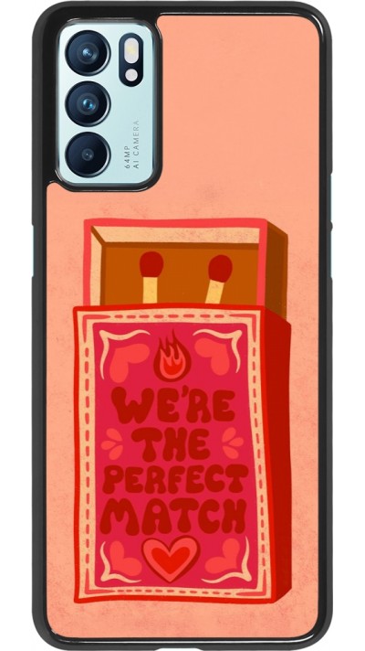 OPPO Reno6 5G Case Hülle - Saint Valentines Day 26 Perfect Match