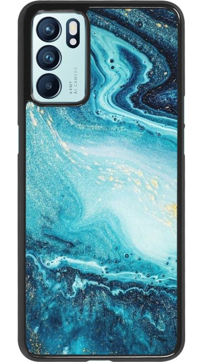 Hülle Oppo Reno6 5G - Sea Foam Blue