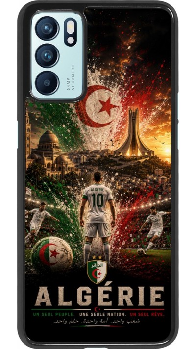Coque OPPO Reno6 5G - Football Algérie splash 2026