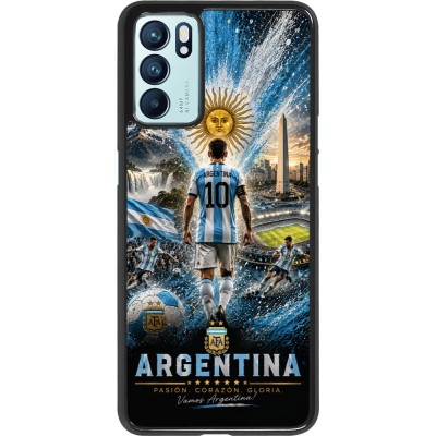 OPPO Reno6 5G Case Hülle - Fussball Argentinien splash 2026