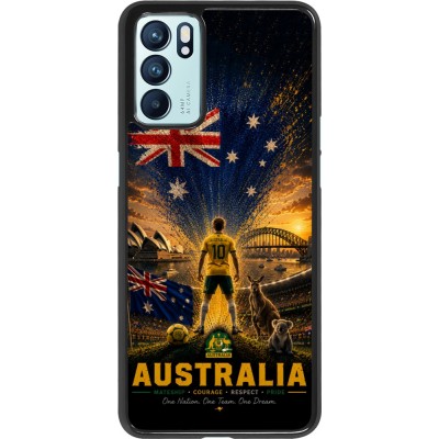OPPO Reno6 5G Case Hülle - Fussball Australien splash 2026