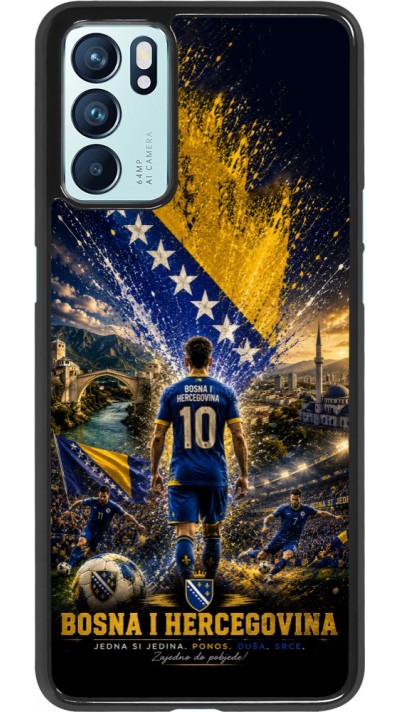 Coque OPPO Reno6 5G - Football Bosnie-Herzégovine splash 2026