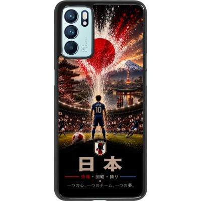 OPPO Reno6 5G Case Hülle - Fussball Japan splash 2026