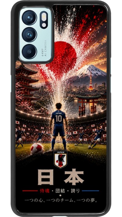Coque OPPO Reno6 5G - Football Japon splash 2026