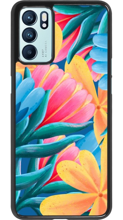 Coque OPPO Reno6 5G - Spring 23 colorful flowers