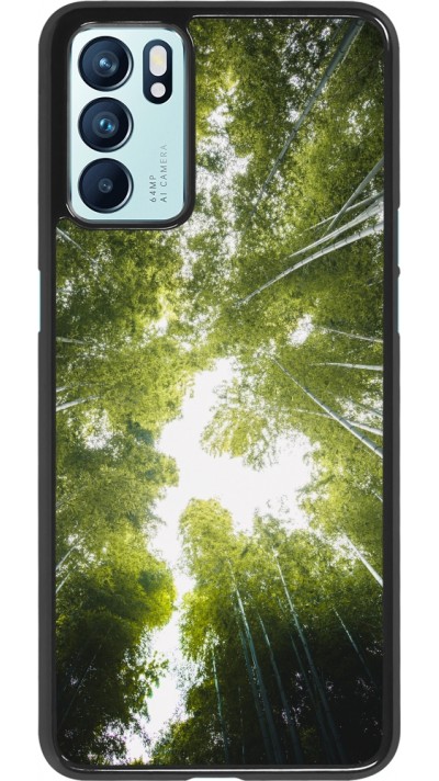 OPPO Reno6 5G Case Hülle - Spring 23 forest blue sky