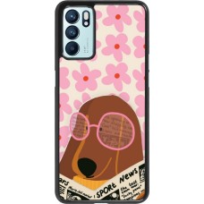 Coque OPPO Reno6 5G - Dog with newspaper Spring 2026