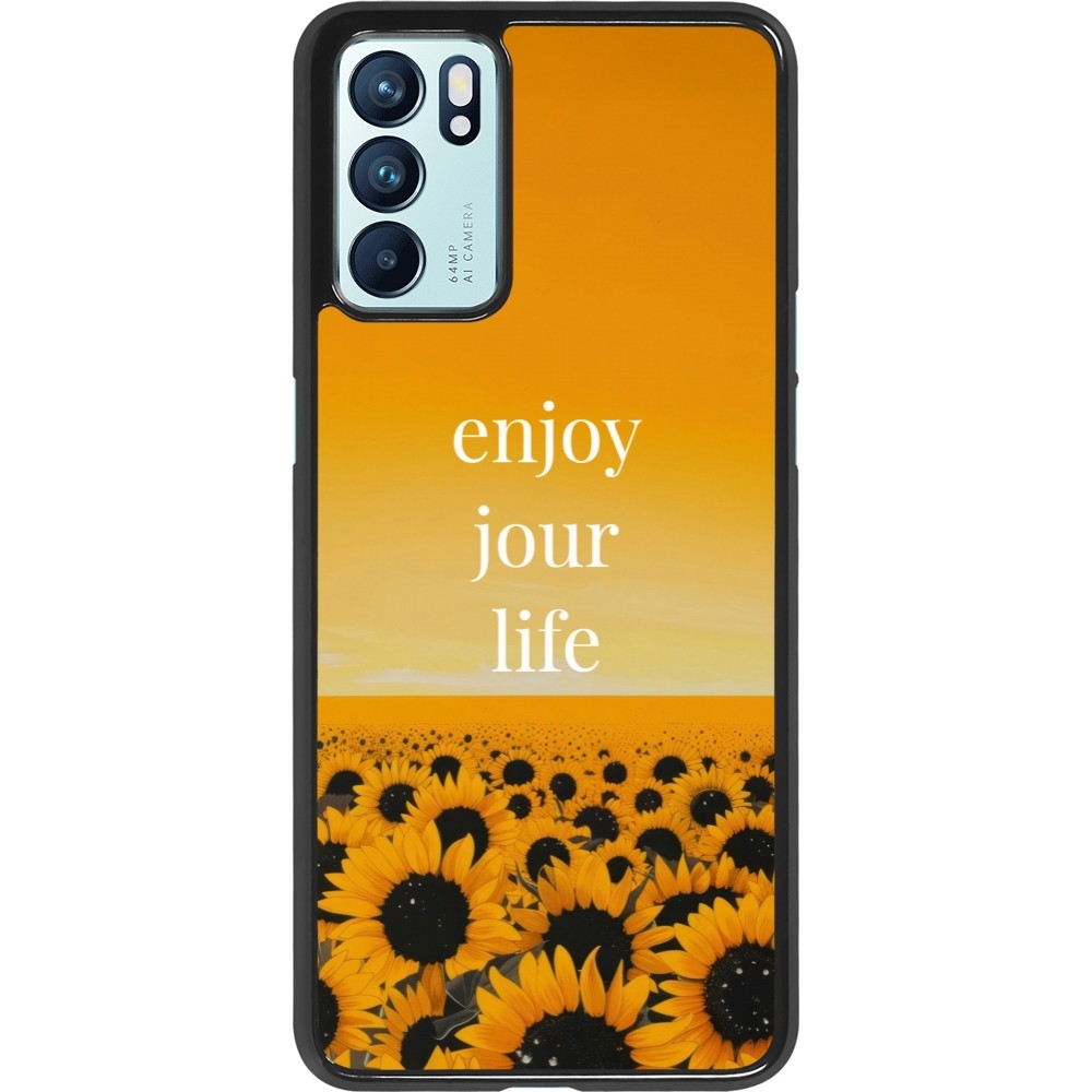 Coque OPPO Reno6 5G - Summer 2025 Enjoy your life