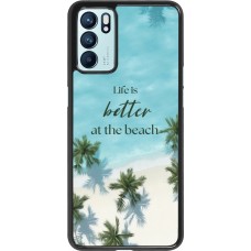 OPPO Reno6 5G Case Hülle - Summer 2025 Life is better at the beach