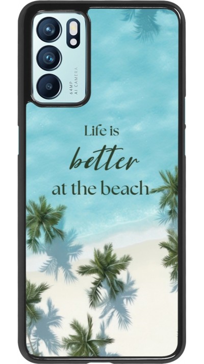 Coque OPPO Reno6 5G - Summer 2025 Life is better at the beach