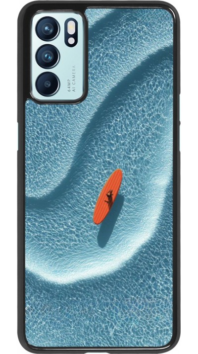 OPPO Reno6 5G Case Hülle - Orange surf Summer 2026
