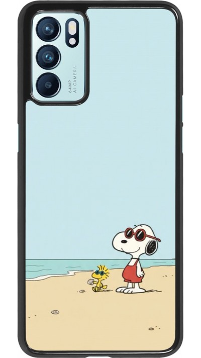 OPPO Reno6 5G Case Hülle - Snoopy on the beach Summer 2026