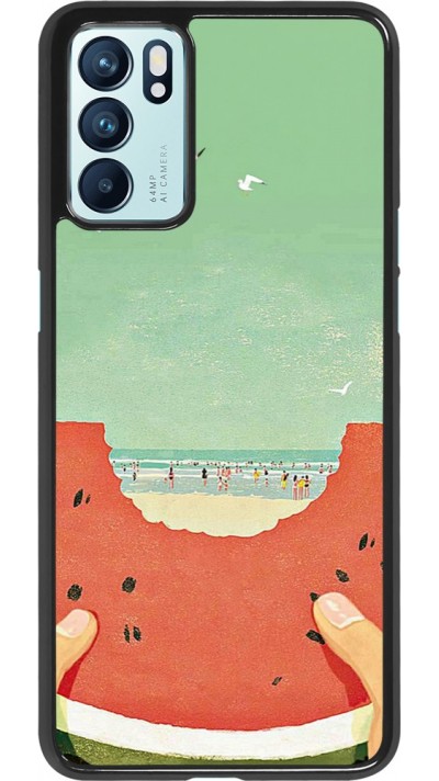 OPPO Reno6 5G Case Hülle - Views through a watermelon Summer 2026