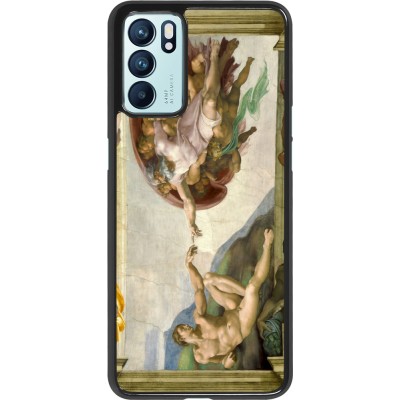 Coque OPPO Reno6 5G - Tableau art - La Création d’Adam - Michel-Ange