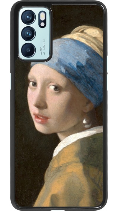 OPPO Reno6 5G Case Hülle - Kunstbild - Das Mädchen mit dem Perlenohrring - Jan Vermeer