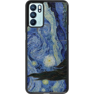 Coque OPPO Reno6 5G - Tableau art - La Nuit étoilée - Van Gogh