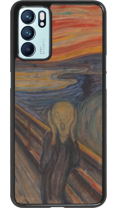 OPPO Reno6 5G Case Hülle - Kunstbild - Der Schrei - Edvard Munch