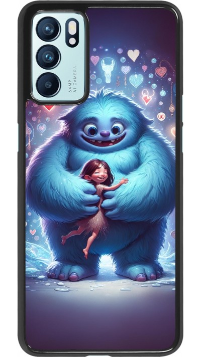 OPPO Reno6 5G Case Hülle - Valentin 2024 Flauschige Liebe