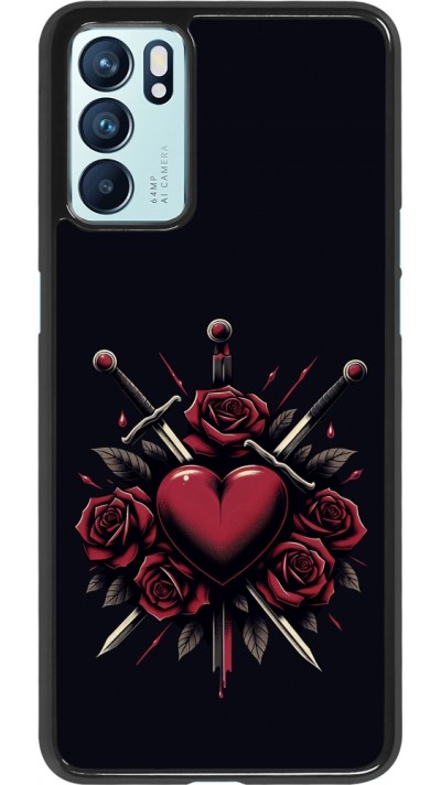 Coque OPPO Reno6 5G - Valentine 2024 gothic love